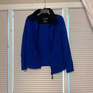 Blue Calvin Klein Fleece jacket
